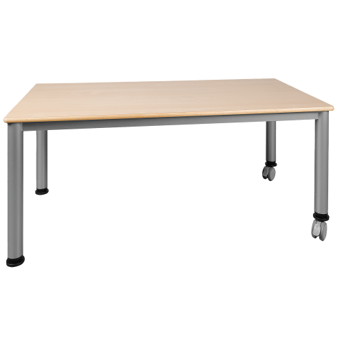 Produkt Bild Fahrbarer rechteckiger Tisch, Platte mit Schichtstoff 