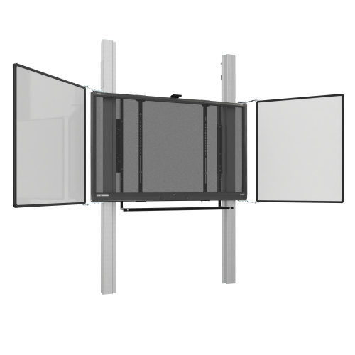Produkt Bild Manuell h&ouml;henverstellbares Pylonensystem f&uuml;r Displays, inkl. Fl&uuml;geln PYFVKL-IFPDW