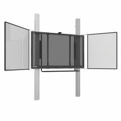 Produktbild Manuell h&ouml;henverstellbares Pylonensystem f&uuml;r Displays, inkl. Fl&uuml;geln PYFVKL-IFPDW