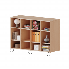 Produktbild Regal, vierreihig, 2,5 Ordnerh&ouml;hen - evo180 Serie E139425RMMMR