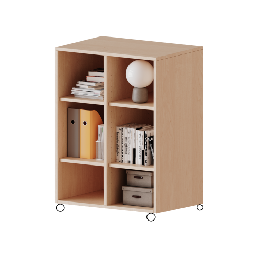 Produkt Bild Regal, zweireihig, 2 Ordnerh&ouml;hen - evo180 Serie E70525RMR