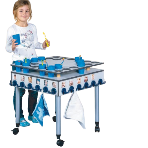 Produkt Bild Zahnputzbecherwagen mit Doppelhaken, f&uuml;r 24 Kinder 117 HTW 7