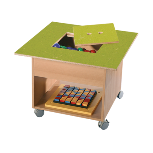 Produkt Bild Materialspielwagen mit Linoleumoberfl&auml;che MSW 1