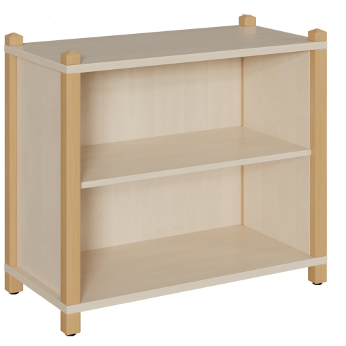 Produkt Bild Stollen-Regal mit 2 F&auml;chern in Ordnerh&ouml;he 0608 002 00