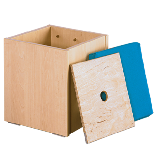 Produkt Bild Puppenhocker mit Deckel und Polster 119 027 00