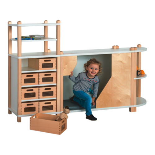 Produkt Bild Fertigregalsystem in Stollenbauweise ''Willy'' FRS S44