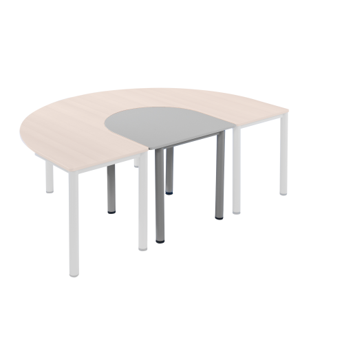 Produkt Bild Tisch "halbes Oval" 