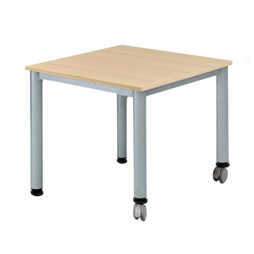 Produkt Bild Fahrbarer quadratischer Tisch, melaminbeschichtete Platte 