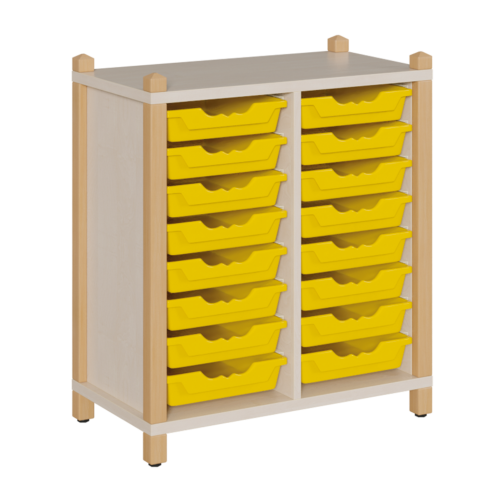 Produkt Bild Regal mit ErgoTray-Boxen in Stollenbauweise 7408 071 00