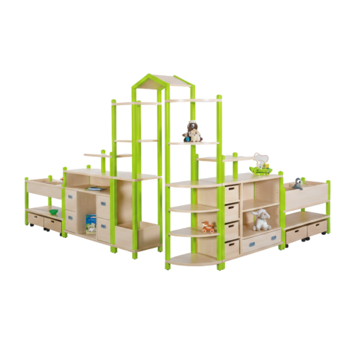 Produkt Bild Fertigregalsystem in Stollenbauweise "Bianca" FRS S37