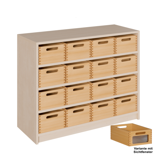 Produkt Bild Korpus-Regal mit Materialk&auml;sten 