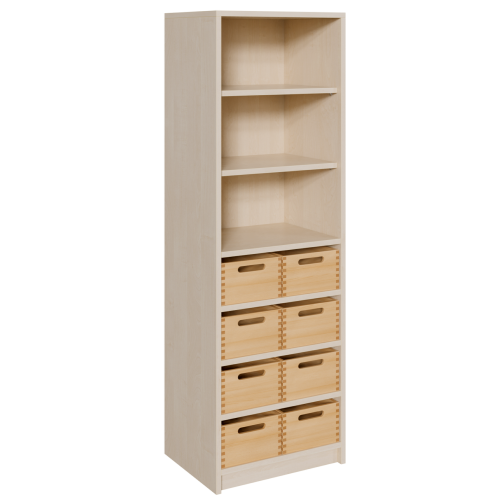 Produkt Bild Korpus-Regal mit Materialk&auml;sten und offenen F&auml;chern 5216 061 00