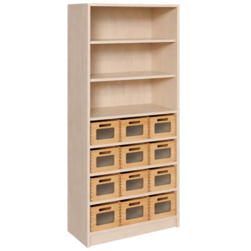 Produkt Bild Korpus-Regal mit Materialk&auml;sten und offenen F&auml;chern 7816 062 00