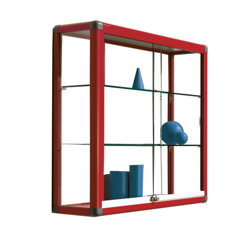 Produkt Bild Wandvitrine V16 mit 2 verstellbaren Dickglasböden 