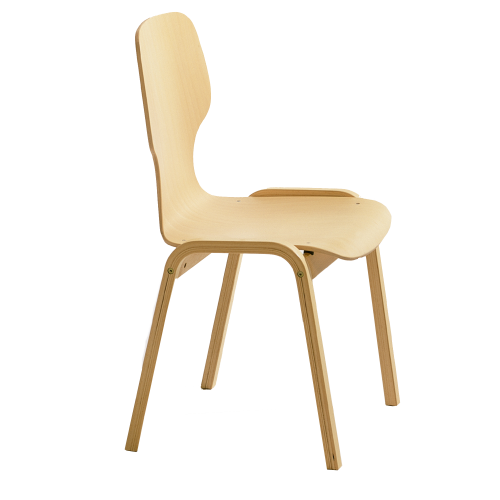 Produkt Bild Holzstuhl "Carlo" mit Sitzschale STH K