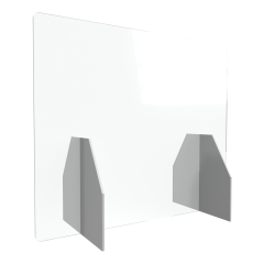 Produktbild Polystyrol Schutzwand als Tischaufsteller und Coronaschutz PCT AC7555