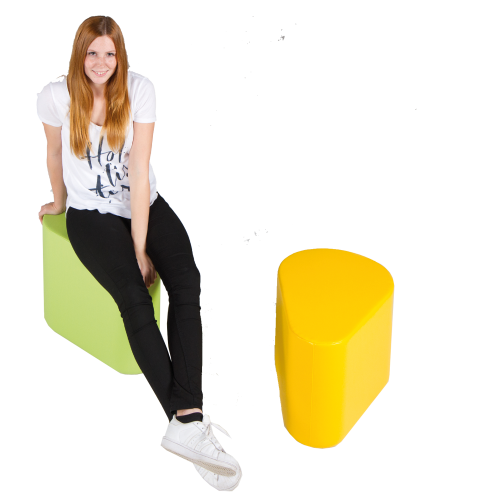Produkt Bild Sitzelement EGG, Hocker mit Kunstlederbezug 