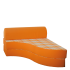 Produkt Bild Bett-Sofa mit Rückenrolle, schwer entflammbar 