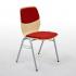 Produkt Bild Vierbeinstuhl mit Sperrholz- Sitzschale B, Sitzhöhe DIN 6 - 46 cm S49BHB06