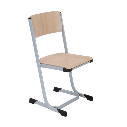 Produkt Bild Stapelbarer Schülerstuhl mit Sitzgarnitur aus Buche Sperrholz mit gerundeter Sitzvorderkante 