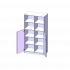 Produkt Bild Schrank, 5 Ordnerhöhen, Türen unten (3 OH), oben 2 offene Fächer - Serie evo180 
