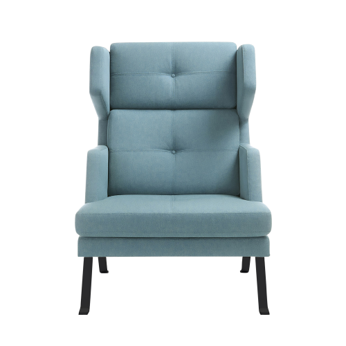 Produkt Bild hoher Sessel Ona mit Metallgestell und Seitenschale 