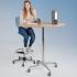 Produkt Bild Mobiler und höhenverstellbarer Steh- und Sitztisch TI-HV-O138S